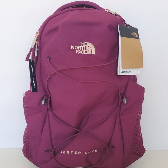 The North Face Handbags - THE NORTH FACE WOMEN'S JESTER LUXE SCHOOL LAPTOP BACKPACK BOYSENBERRY/BUR
